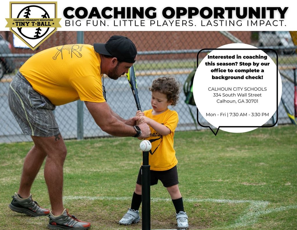 CCE Tiny TBall -Coaching Opportunity 2026