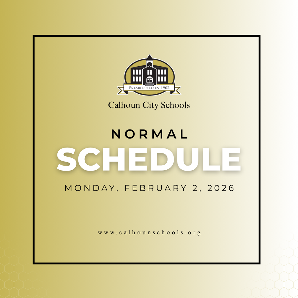Normal Schedule - Monday 2/2/2026
