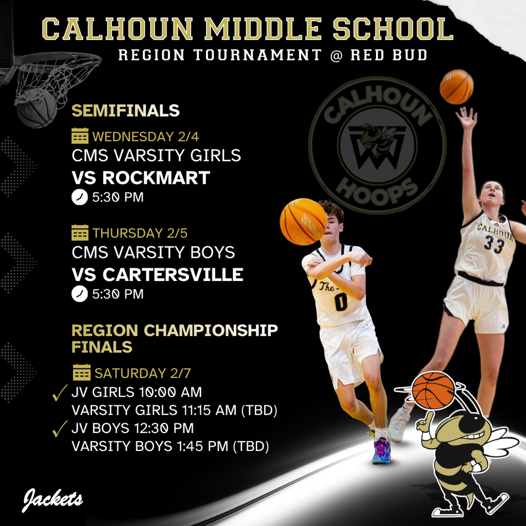 CMS Basketball Region Tournament (revised schedule - semifinals & finals 2026)