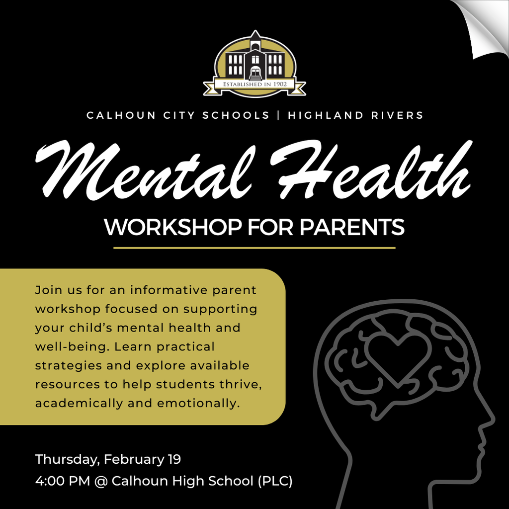 Mental Health Workshop for Parents - CCS partners with Highland Rivers (Feb. 19 @ 4pm at CHS)