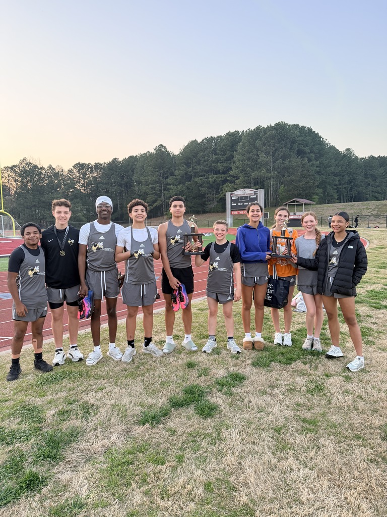 CMS Track & Field! Both the boys and girls teams earned 2nd place at the Southeast Whitfield Invitational.