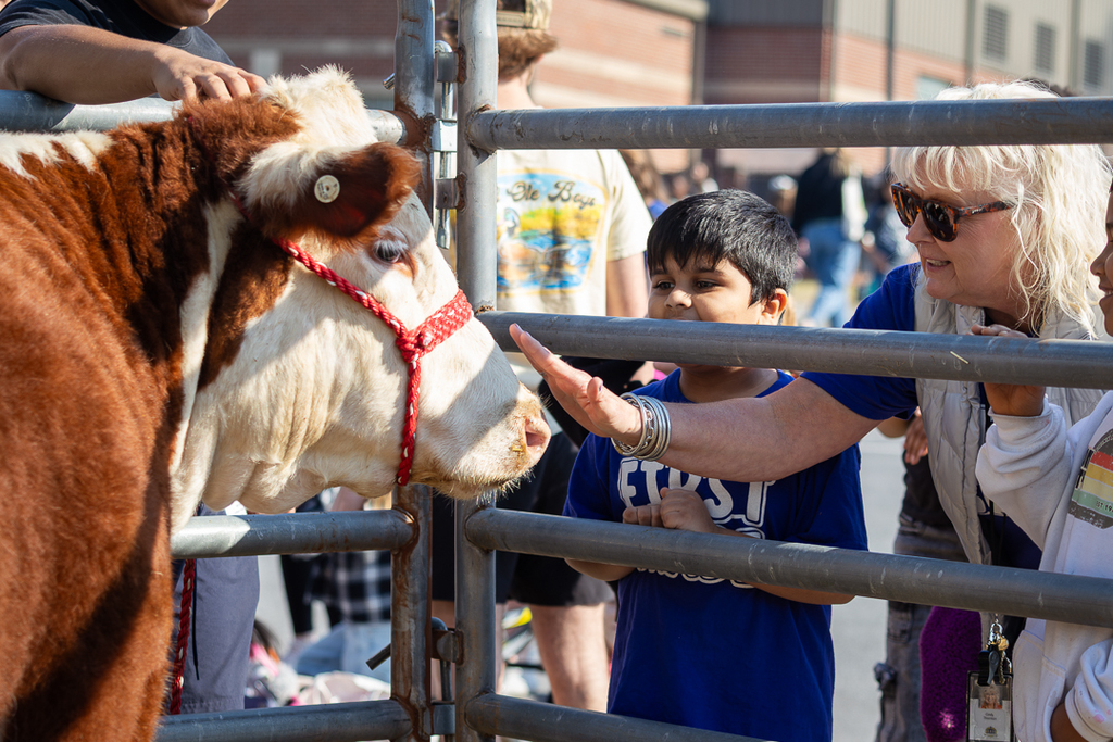 A great day of learning and connection at Agriculture Day! 🌾 CPS students teamed up with Calhoun High’s CTAE & FFA students, along with alumni and special guests, for hands-on experiences that brought career pathways to life. #CTAEdelivers #OurHeartOurFuture