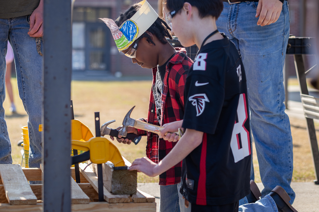 A great day of learning and connection at Agriculture Day! 🌾 CPS students teamed up with Calhoun High’s CTAE & FFA students, along with alumni and special guests, for hands-on experiences that brought career pathways to life. #CTAEdelivers #OurHeartOurFuture