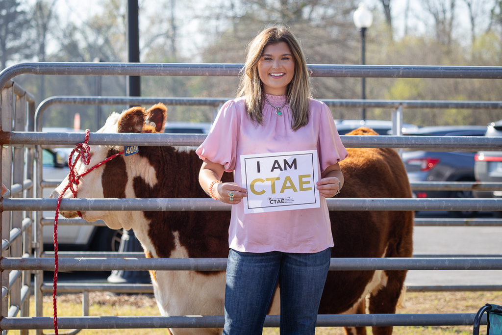 A great day of learning and connection at Agriculture Day! 🌾 CPS students teamed up with Calhoun High’s CTAE & FFA students, along with alumni and special guests, for hands-on experiences that brought career pathways to life. #CTAEdelivers #OurHeartOurFuture