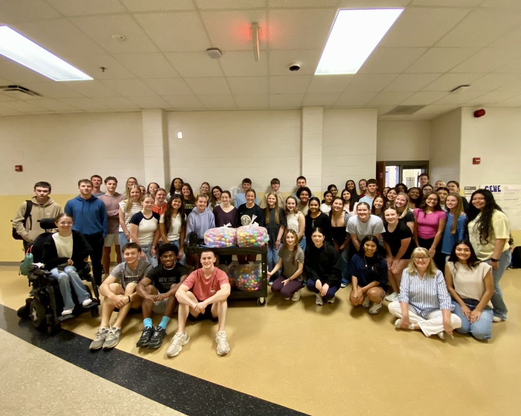 CHS Beta service project = 4000 easter eggs