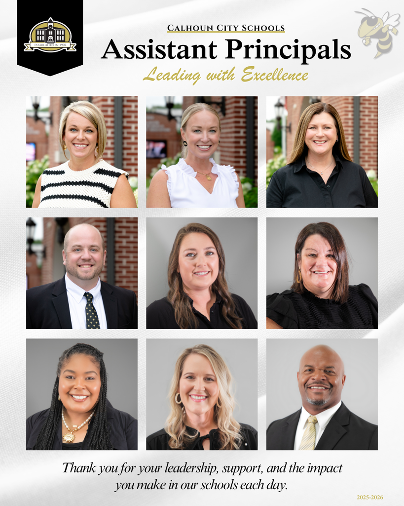 Celebrating our Assistant Principals as we return from spring break! 💛🐝 Thank you for your leadership, support, and the difference you make in our schools each day!