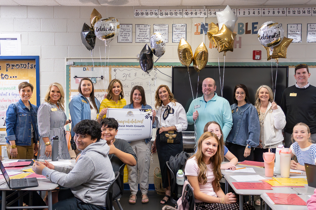 CES: Top MAP scores - student growth / teacher spotlight