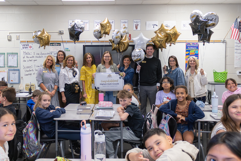 CES: Top MAP scores - student growth / teacher spotlight