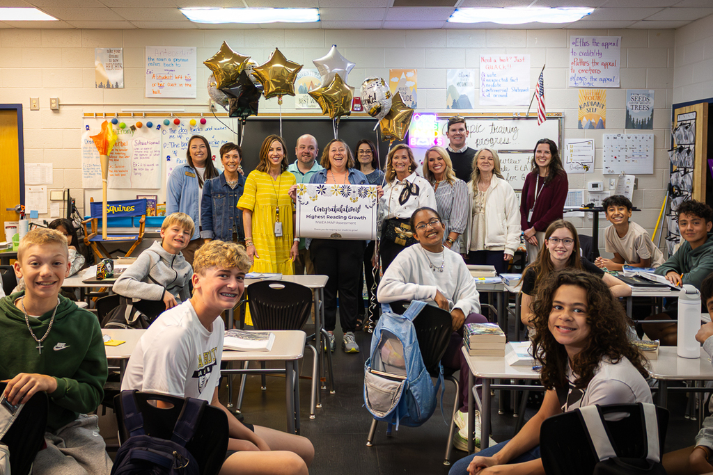 CES: Top MAP scores - student growth / teacher spotlight