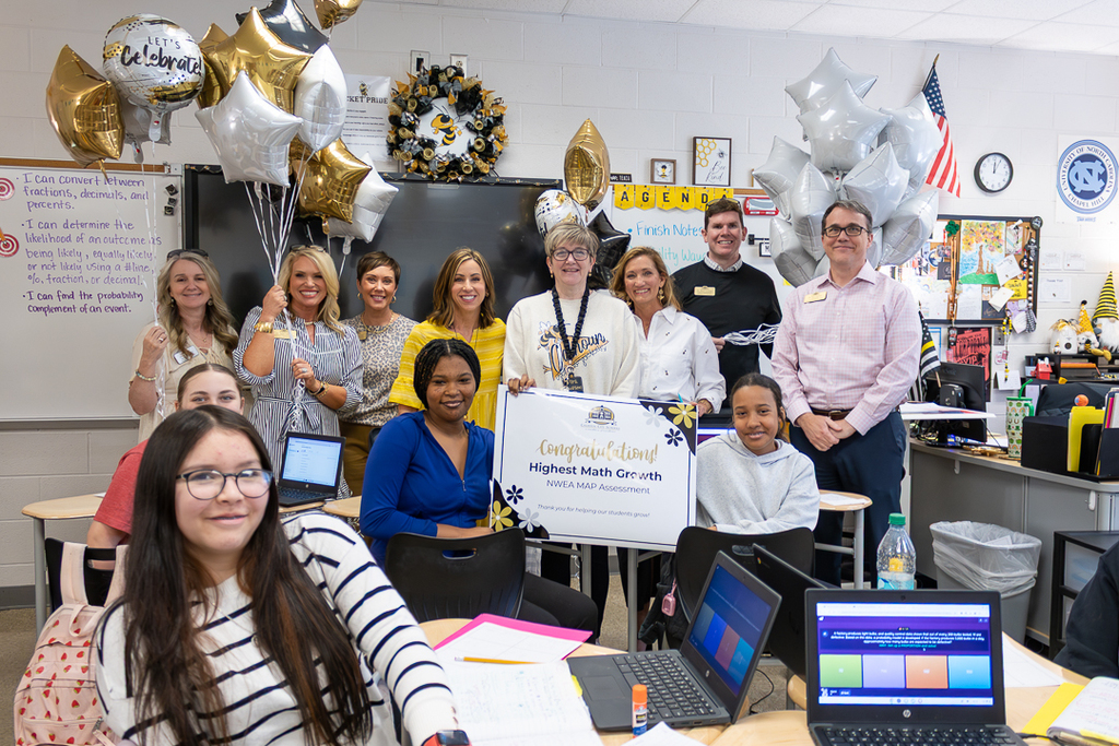 CMS: Top MAP Growth (ELA/Math: teacher spotlight)