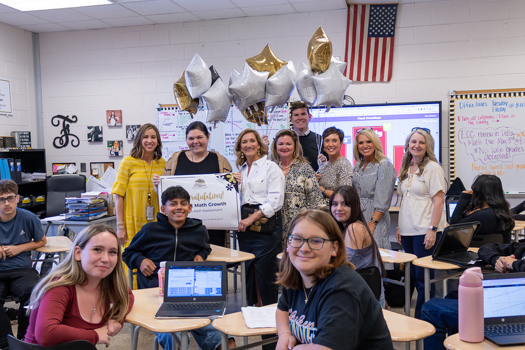 CHS: Top MAP Growth (ELA/Math - teacher spotlight)