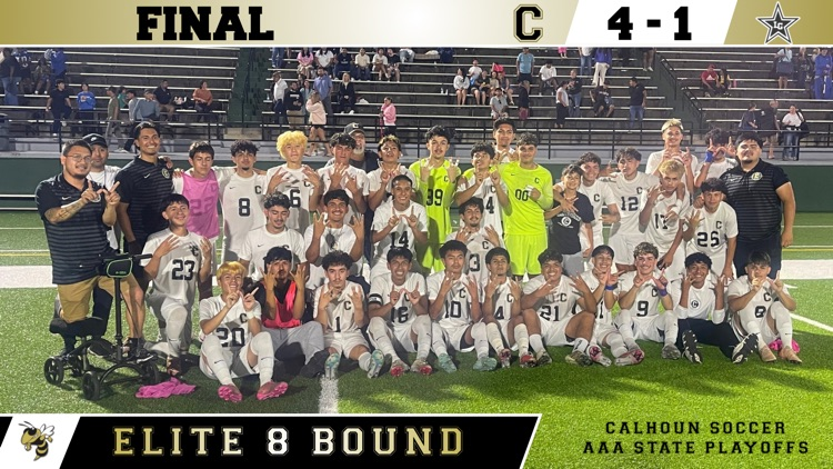 ELITE 8 BOUND! 🐝⚽️ Jackets top LaGrange 4–1 in Round 2. #StatePlayoffs #GoJackets 