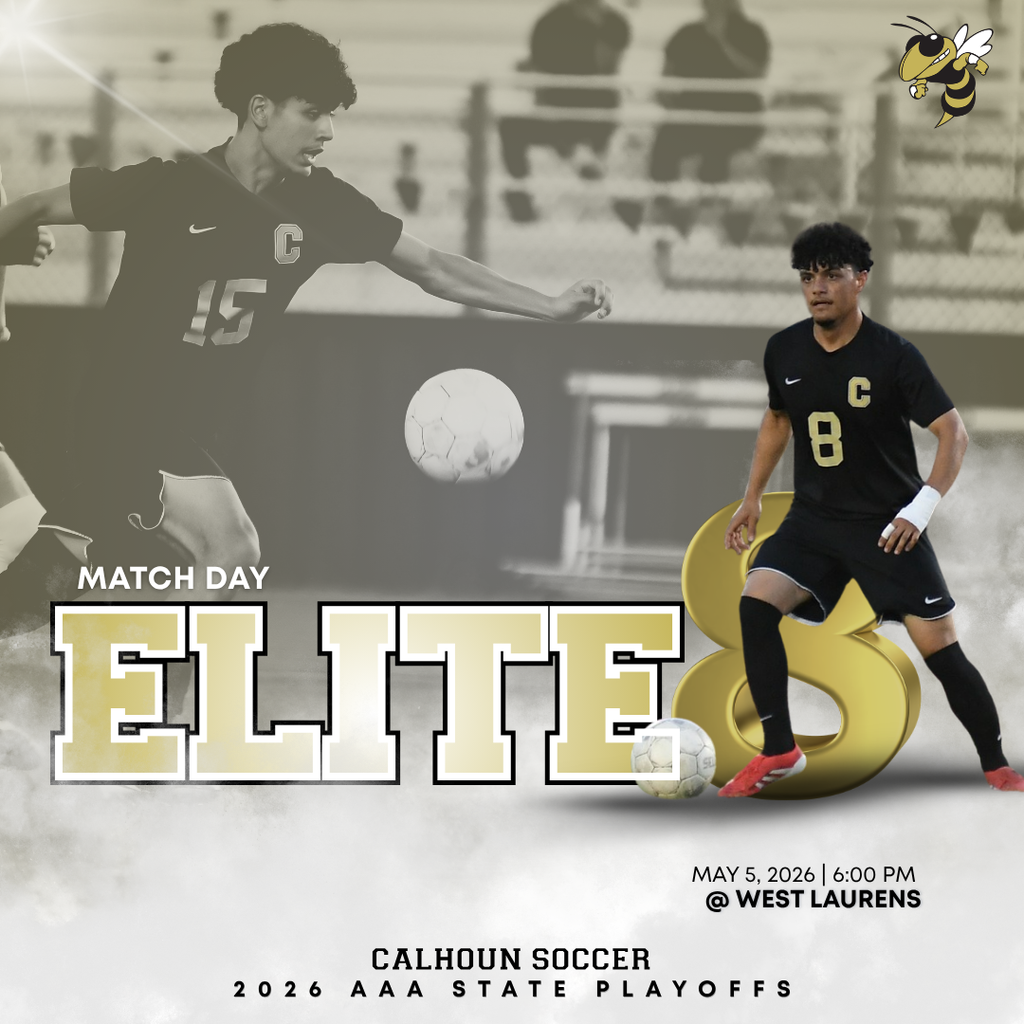CHS soccer hits the road to face West Laurens tonight at 6:00 PM in ELITE 8 action. Let’s go, Jackets! ⚽🐝 #WAC