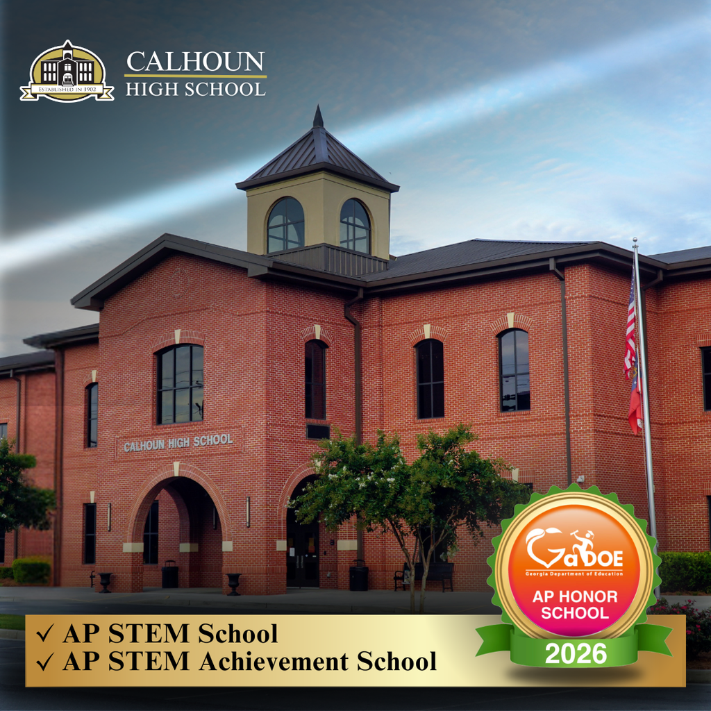 CHS named 2026 AP Honor School by the Georgia Department of Education and State School Superintendent Richard Woods!