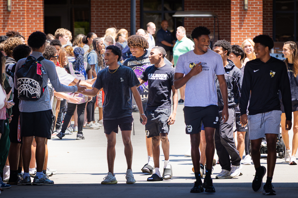 Sending off our CHS Track & Field athletes in true Yellow Jacket fashion! 🐝 Best of luck to our student-athletes and coaches as they compete in the 2026 AAA State Finals at UGA tomorrow and Thursday! #GoJackets