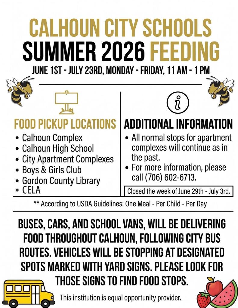 Summer Feeding - pickup locations 2026