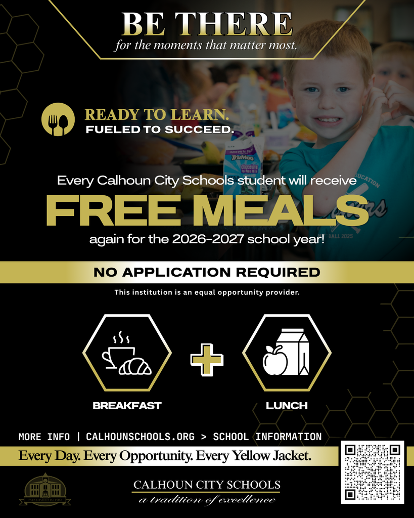 Be There | FREE Meals for students are back for the 2026-2027 school year! No application required.