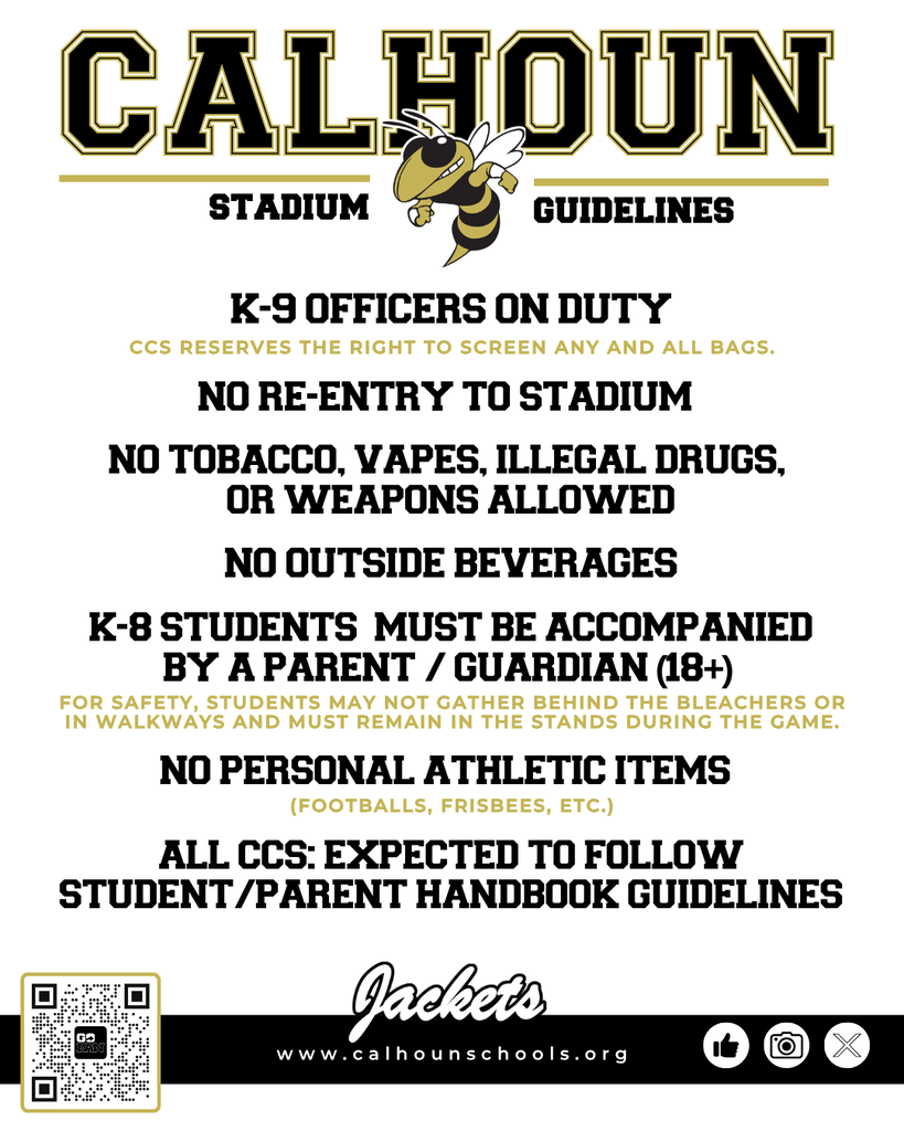 Calhoun - Stadium Guidelines