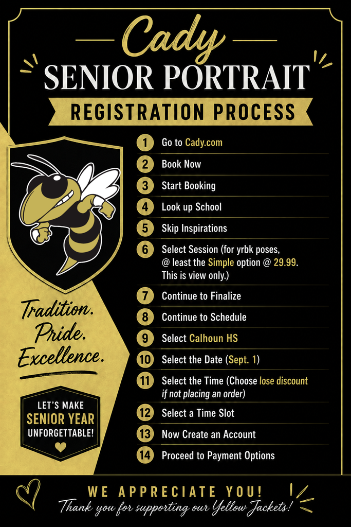 CHS Senior Portraits w/ Cady - registration information