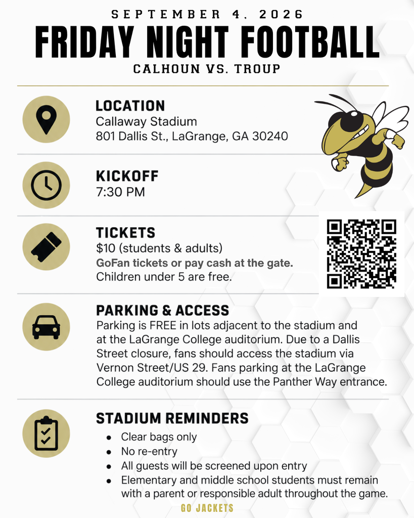 Calhoun vs Troup - Event Information