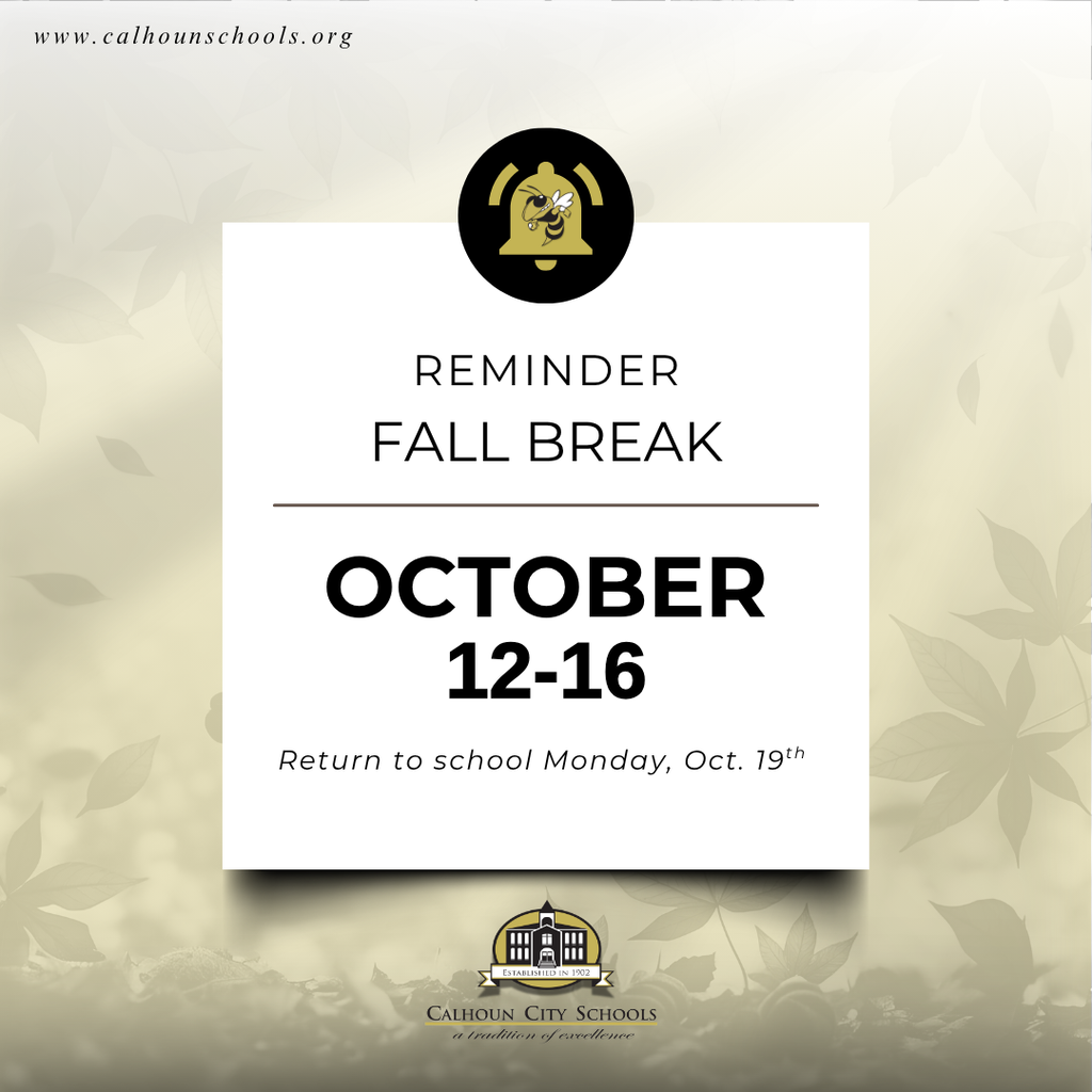 Fall Break (Oct. 12-16, 2026)