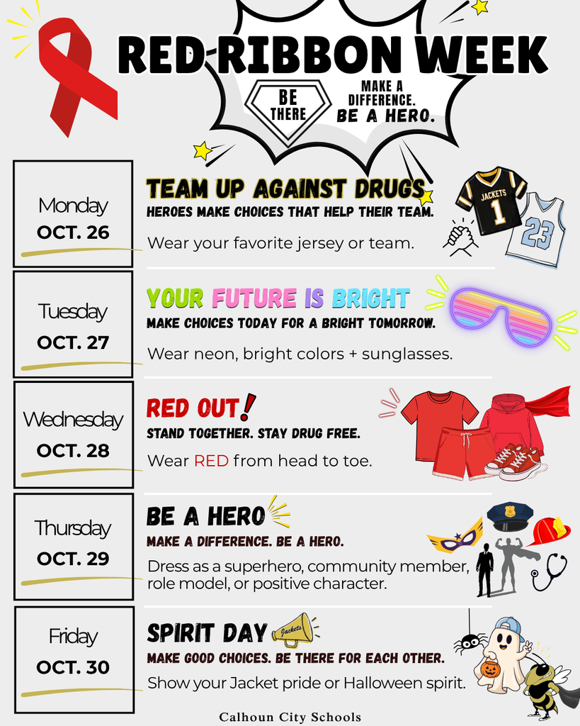 RRW Dress Up Days - Oct. 26-30, 2026