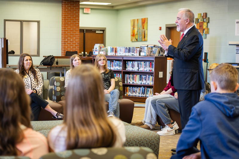 Richard Woods Visits CCS