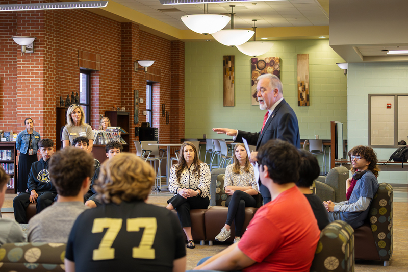 Richard Woods Visits CCS