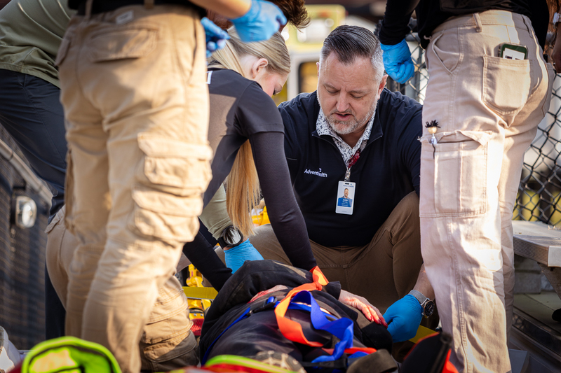 emt pathway mock call with adventhealth