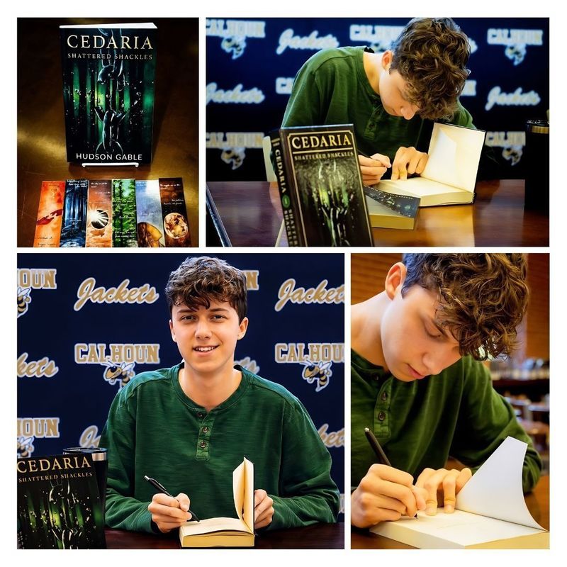 CHS Author Hudson Gable-Book Dedication/Signing