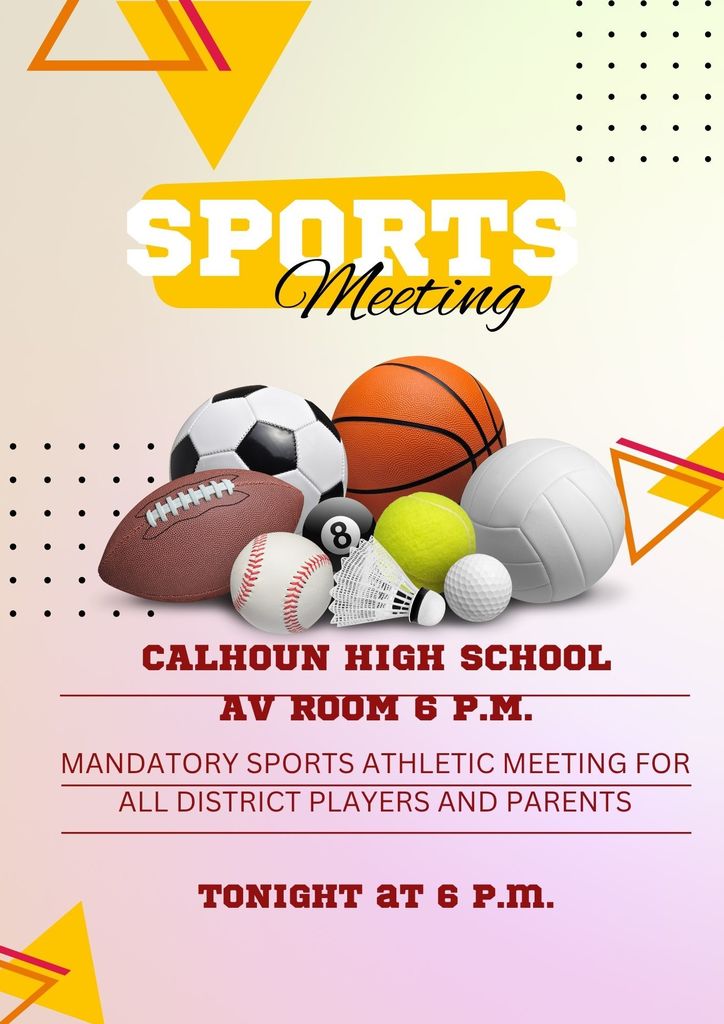 Sports Meeting Tonight at 6 p.m.