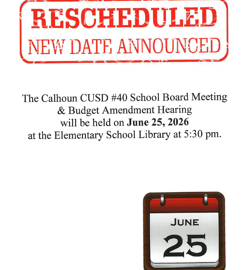 Board Meeting Rescheduled