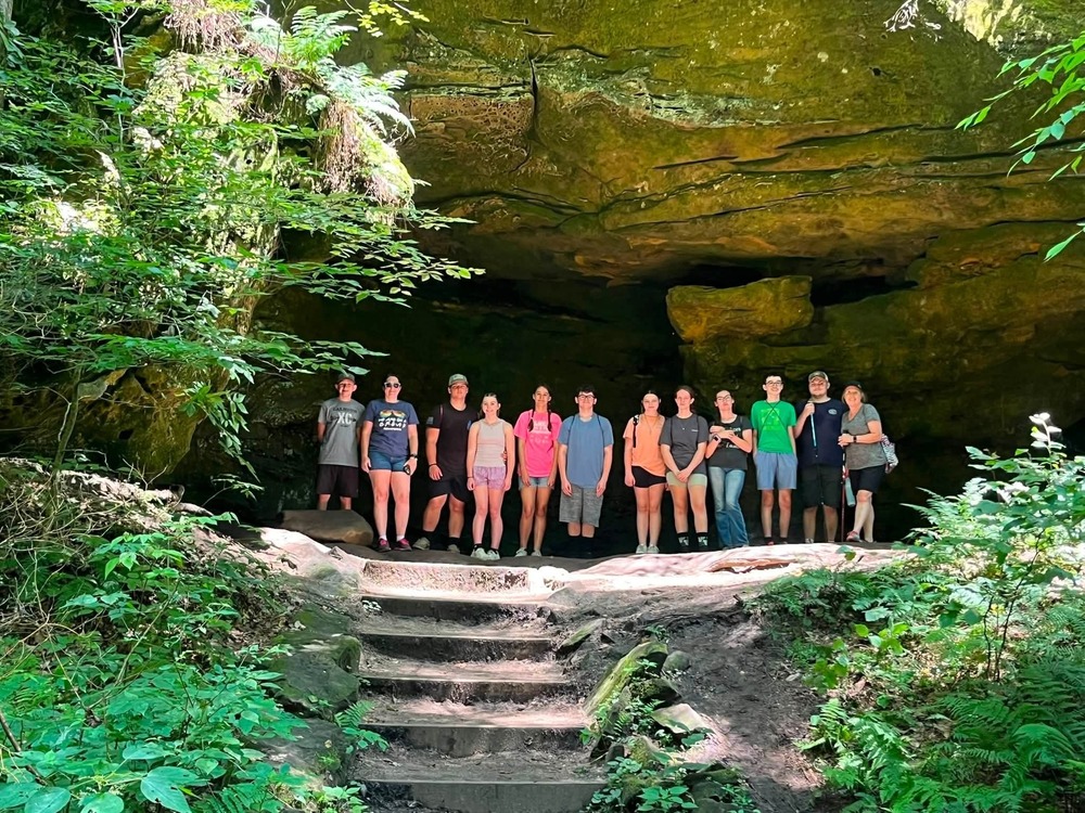 Outdoor Adventure Students at Hocking Hills