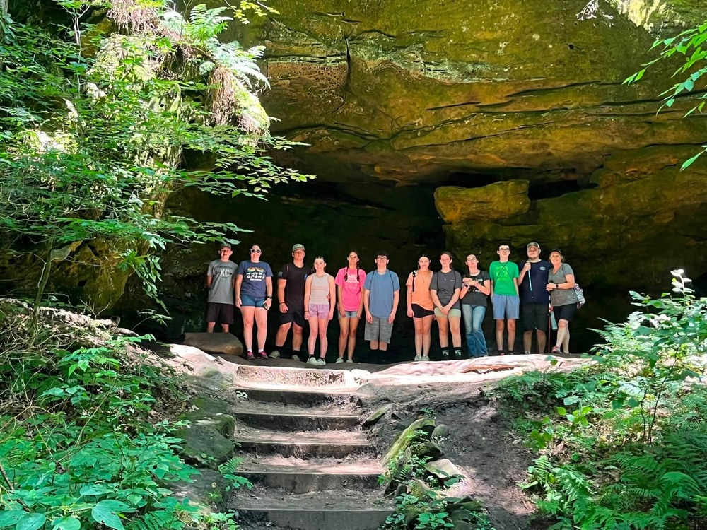 Outdoor Adventure Students at Hocking Hills