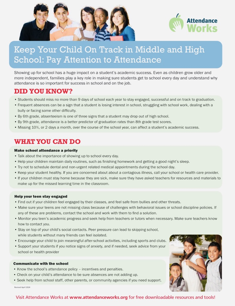 attendance flyer