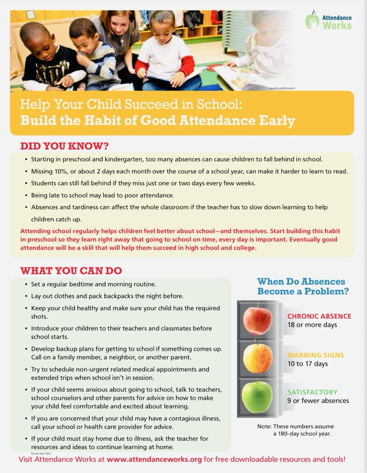 attendance flyer