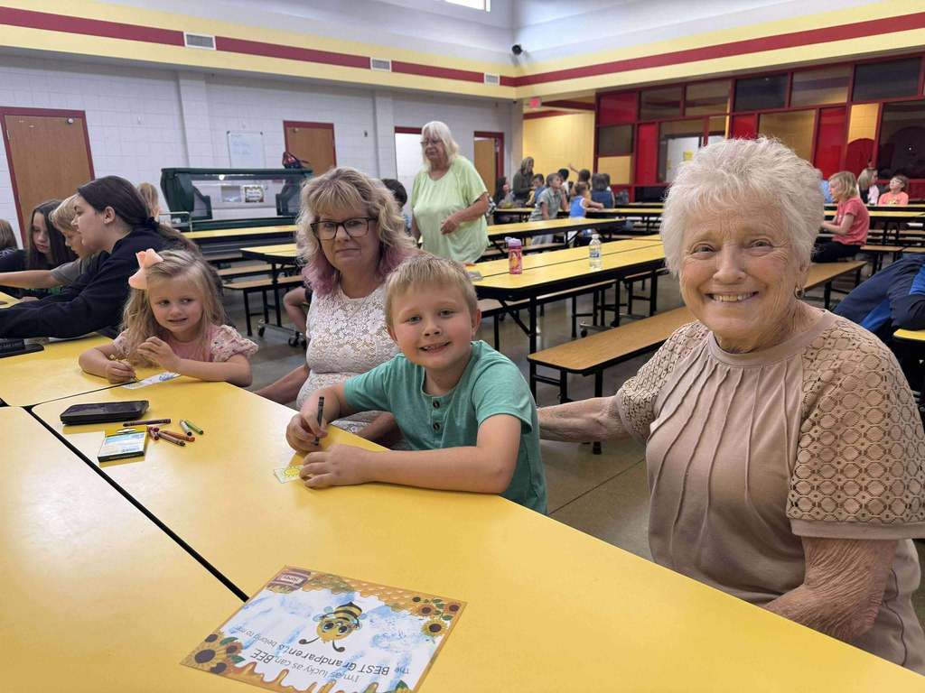 Student with grandparent