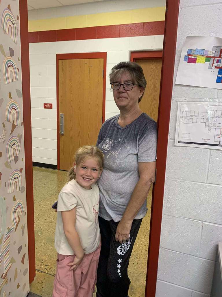 Student with grandparent