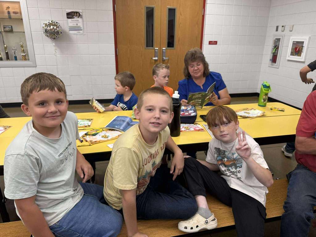 Student with grandparent