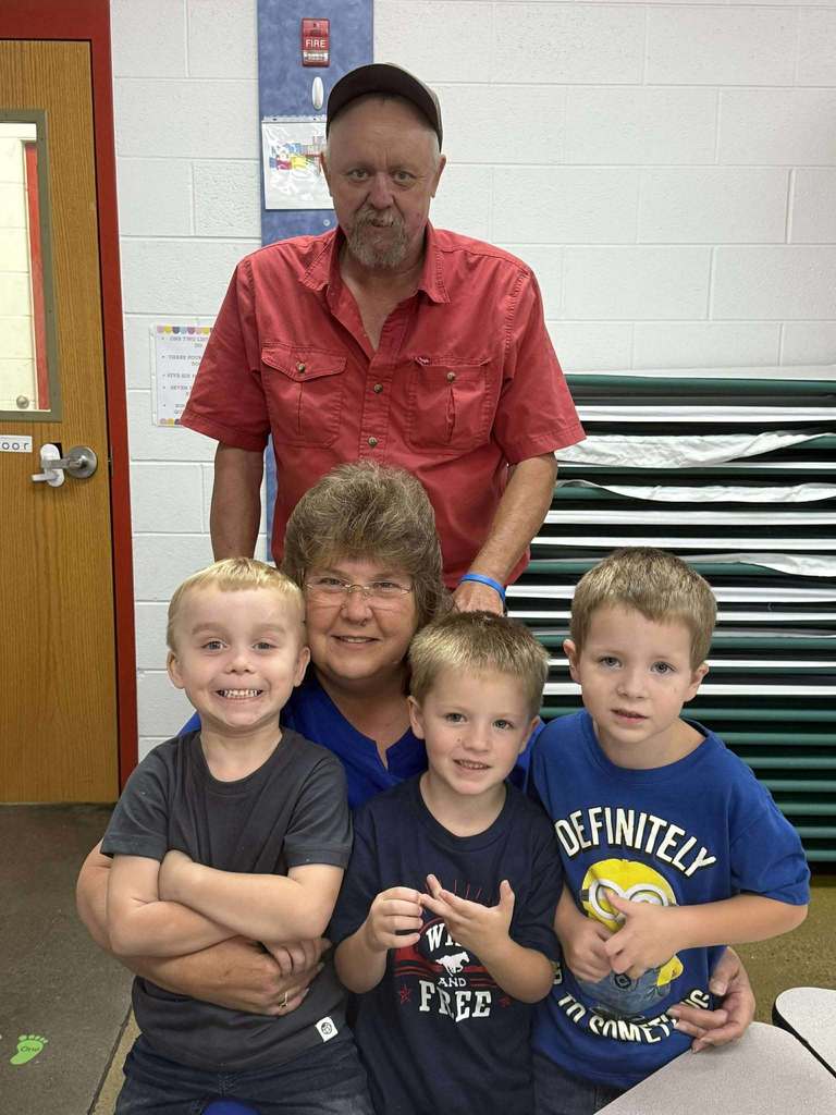 Student with grandparent