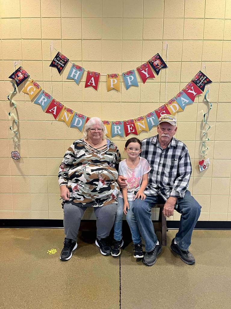 Student with grandparent