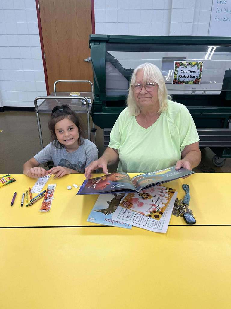 Student with grandparent