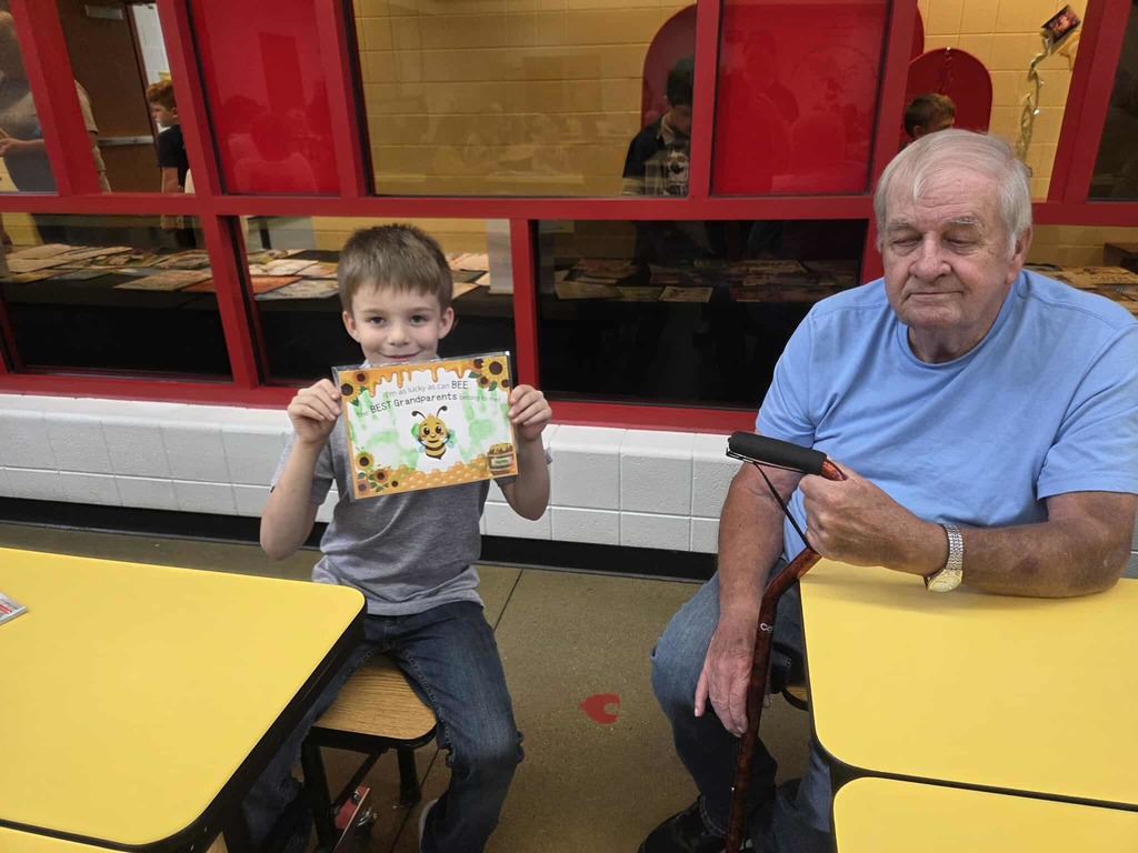 Student with grandparent