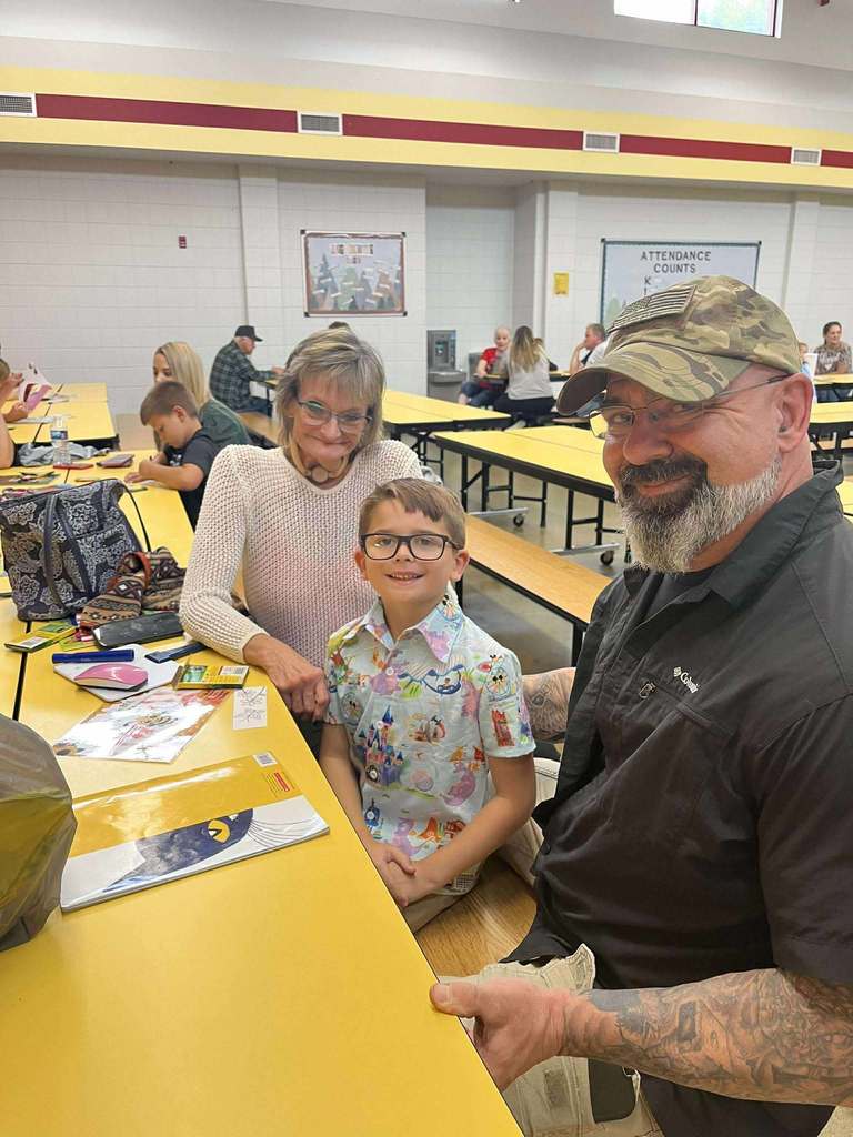 Student with grandparent