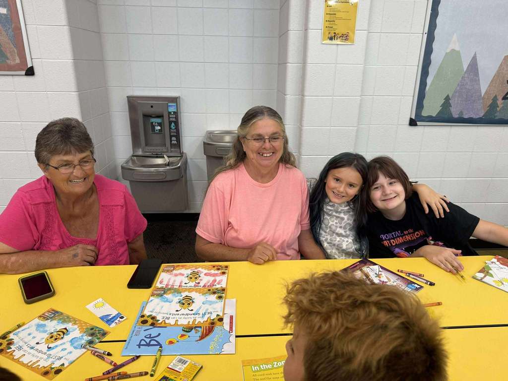 Student with grandparent