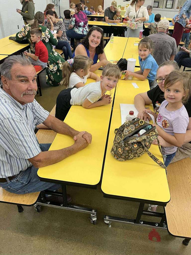 Student with grandparent