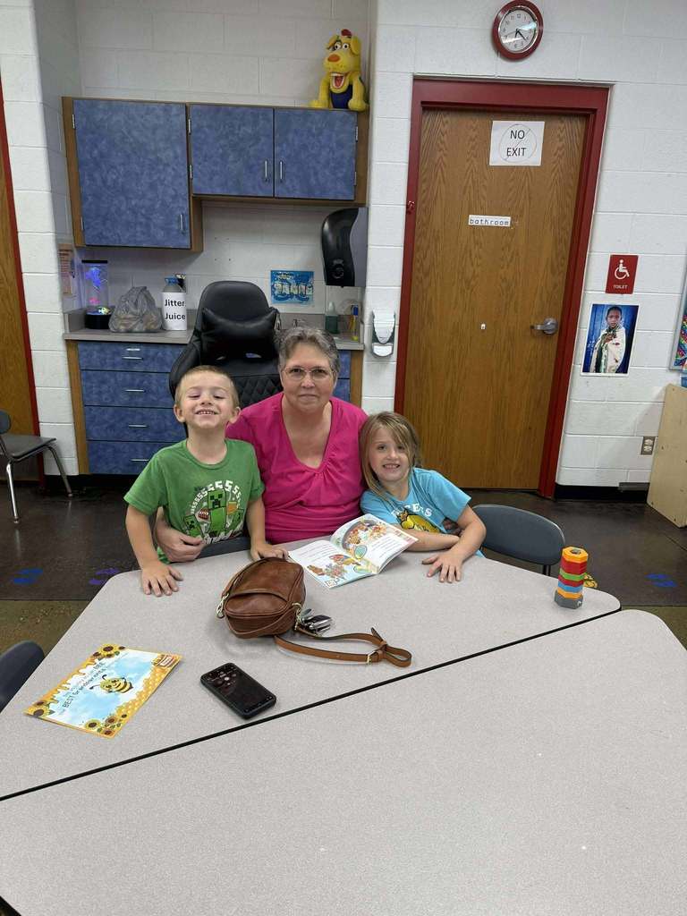 Student with grandparent