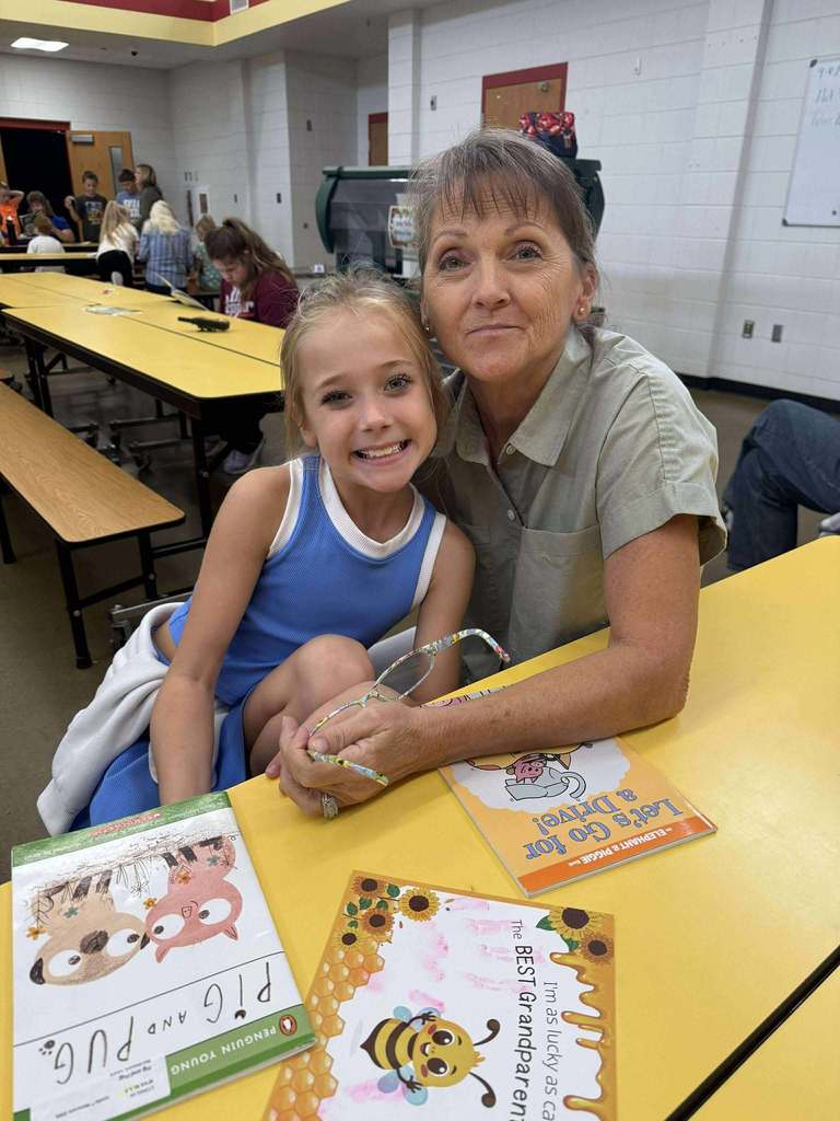 Student with grandparent