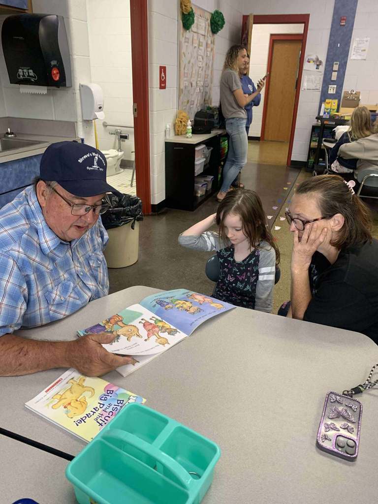 Student with grandparent