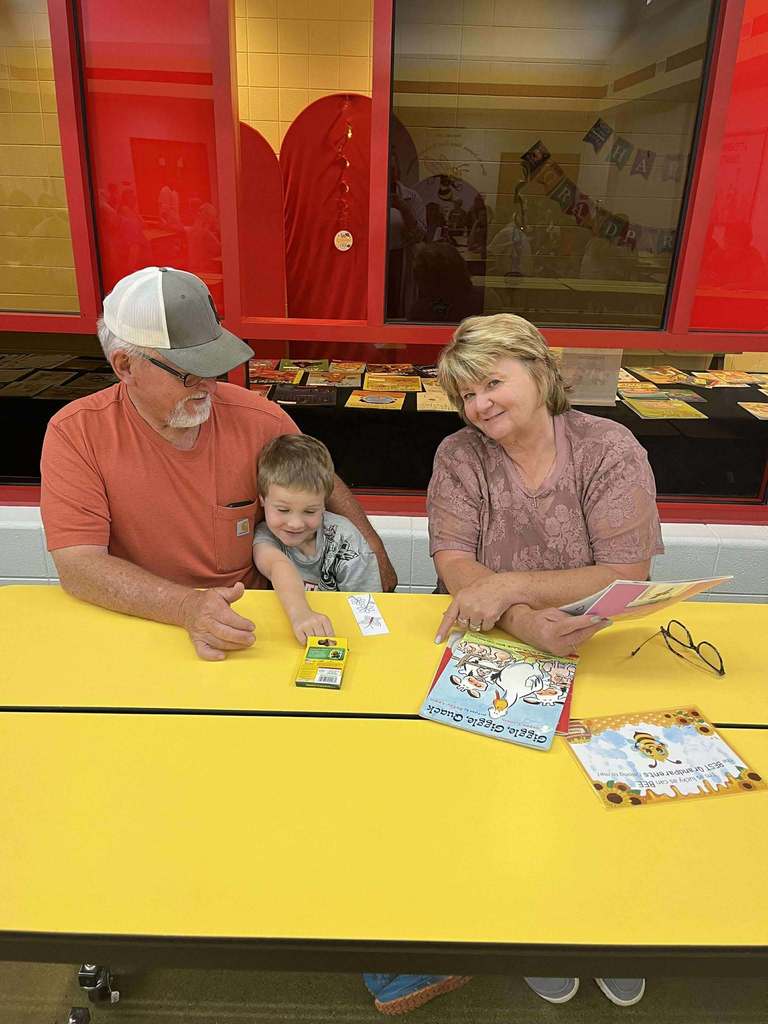 Student with grandparent